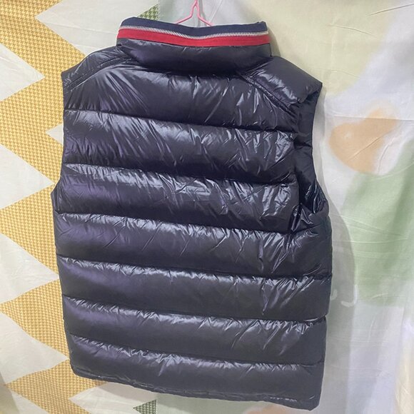 Moncler Black Puffer Vest - Distinctive Hood - Picture 3 of 14